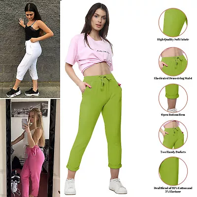 Ladies Tracksuit Bottoms Womens Joggers Trousers Jogging Gym Pants Lounge Wear • £9.99