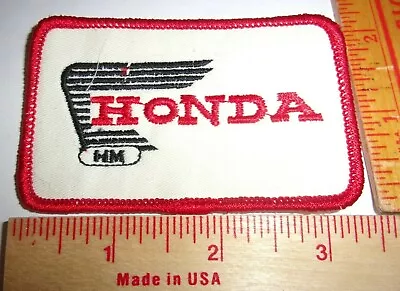 Vintage  Honda  Patch Collectible Japanese Motorcycle Biker Emblem Memorabilia • $9.95