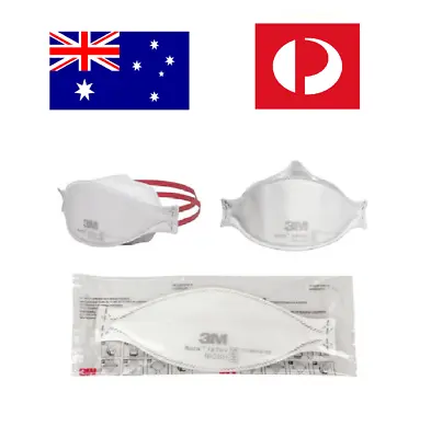3M™ Aura™ 1870+ Flat Fold Particulate Respirator & Surgical Mask 10 Pack • $24.95