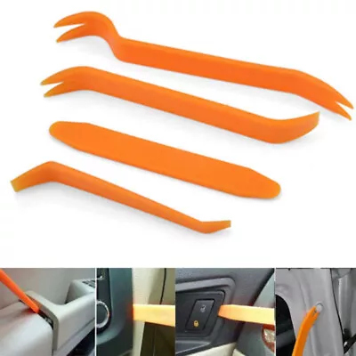 4Pcs Car Trim Removal Tool Kit Panel Door Pry Dash Interior Clip Set Accessories • $8.23