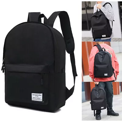 Men Women Backpack Bookbag School Travel Laptop Rucksack Zipper Bag 15.7'' • $12.53