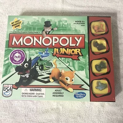 2013 Hasbro Monopoly Jr Game Factory Sealed • $7.30