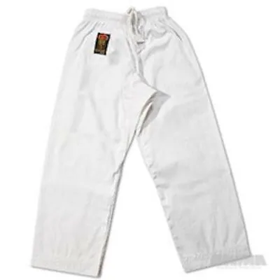 New Proforce Gladiator Lightweight Karate WHITE Martial Arts Pants TKD • $20.95