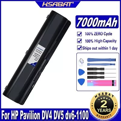 HSABAT CQ45 CQ41 CQ40 7000mAh Battery For HP Pavilion DV4 DV6 DV5 DV6T G50 G61 • £59.04