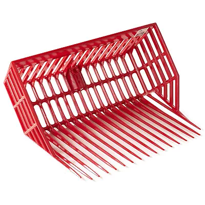 Little Giant DuraPitch Polycarbonate Pitch Fork Head With Basket Design Red  • $35.89
