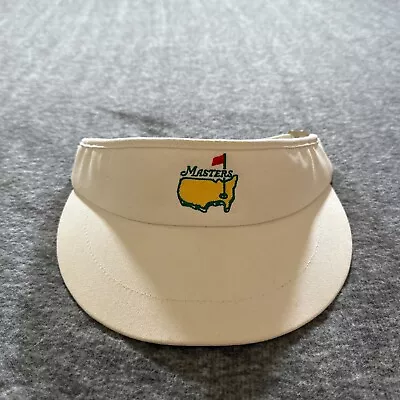 Vintage Masters Visor Hat Cap Mens White American Needle Golf Augusta National • $19.99
