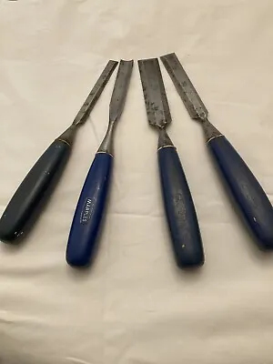 Four Marples Vintage Wood Carving Chisels • £10.99