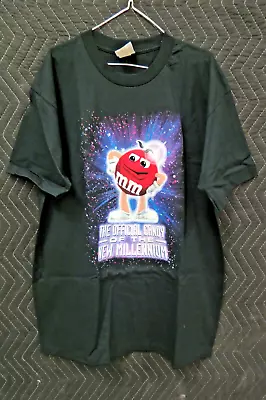 Vintage M&M's Official Candy Of The Millennium Single Stitch Shirt Mars XL New • $23.99