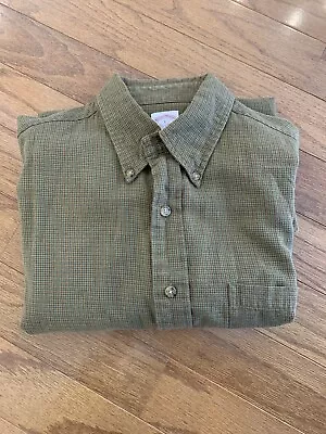 Lot Of 2 Brooks Brothers Shirts Size Large Corduroy & Flannel • $10