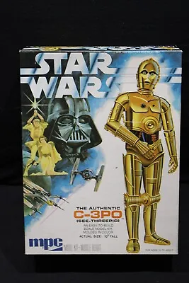 Vintage 1977 Star Wars MPC C-3PO Scale Model With Box 1-1913 • $39.95