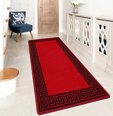 Long Hallway Runner Rug Kitchen Carpet Non Slip Bedroom Rugs Floor Mats Door Mat • £6.99