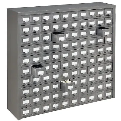 Global Industrial 100 Drawer Cabinet Steel 36x9x34-1/2 • $571.43