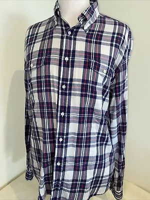 £21.99 • Buy New Haven GANT Rugger Checked Long Sleeved Shirt Blue Pink XL The Hugger