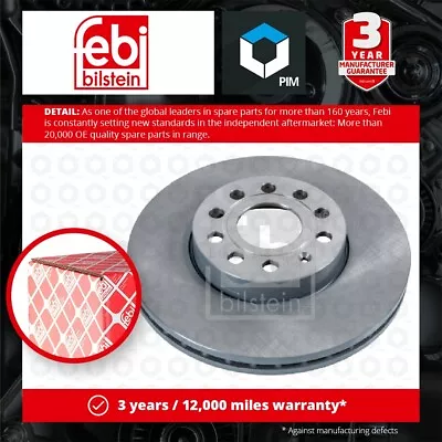 2x Brake Discs Pair Vented Fits SEAT LEON Front 2005 On 288mm Set JZW615301J New • £61.92
