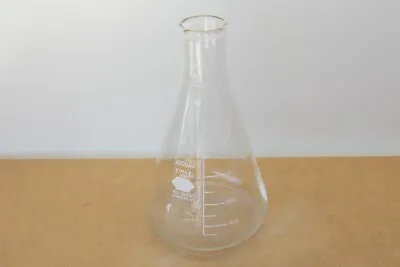 Vintage KIMAX USA No 26500 2000ml Erlenmeyer Flask Glass FAST SHIPPING • $54.95