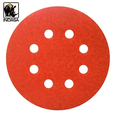 125mm 5  Sanding Discs INDASA Sandpaper Pad Fit Ryobi Bosch DeWalt Makita Metabo • £4.89