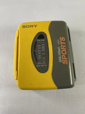 $38.99 • Buy Sony Sports Walkman WM-SXF10 Radio AM/FM Cassette Player Used