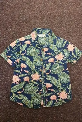 Baby Boy Button Up Hawaiian Shirt Age 18 - 24 Months 100% Cotton Holiday Shirt  • £2.95