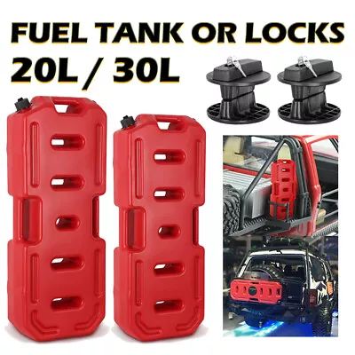 20L 30L Fuel Gas Tank Can Oil Petrol Storage Container Lock SUV ATV Motorcycles • $51.99