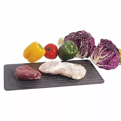 Qchef Meat Chicken Beef DFTBlack Quick & EZ Defrosting Frozen Food Tray • $19.87