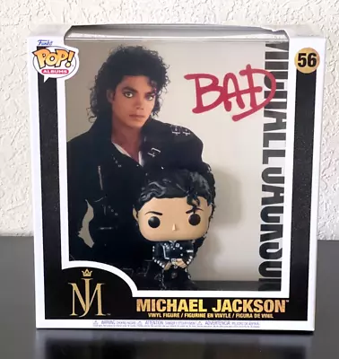 Funko POP! Albums Michael Jackson  Bad - Figure With Case #56 NEW • $39