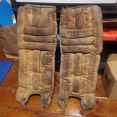 Vintage Old School  Goalie Leg Pads • $150