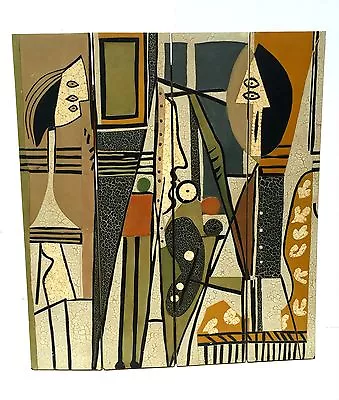  Mid Century Modern Room Divider After Pablo Picasso's Artist And Model Cubist • $7000