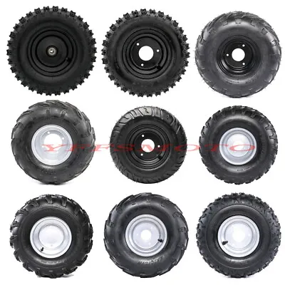 ATV Quad Rim Wheel Tire Tyres 18x9.5-8 16x8-7 145/70-6 4.10-6 10'' 6'' 4 Wheeler • $54.89