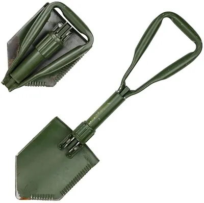 German Military Issue Tri-fold Shovel Entrenching Tool Steel Construction  • $45.96