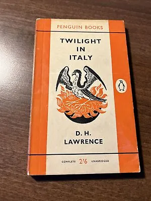 TWILIGHT IN ITALY D H Lawrence Penguin Books No 1481 1960 Lake Garda • £4.50