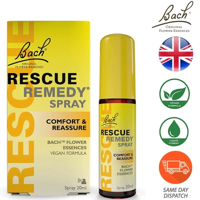 £51.74 • Buy Bach Rescue Remedy Spray Contain Traditionally Used Relieve Symptoms Stress 20ml