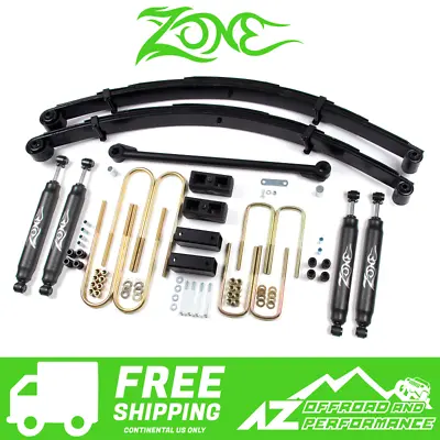 Zone Offroad 4  Suspension Lift Kit Fits 00-04 Ford F250 F350 Super Duty 4WD F1N • $952.22