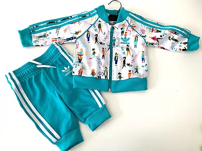 Adidas Originals Baby Tracksuit Multicoloured 0-3 Months • £12.99