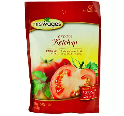 Mrs. Wages Ketchup Mix Makes 5 Pints 5 Oz. Packets • £17.63