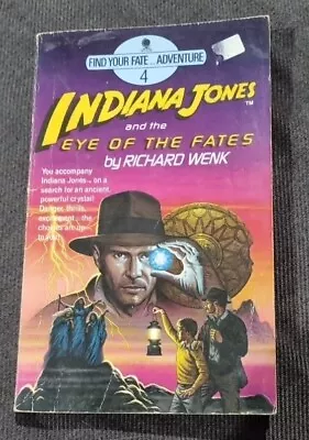 1984 Indiana Jones And The Eye Of The Fates - Find Your Fate Adventure Book #4 • $29.99