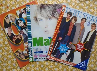 3 X Top Of The Pops Foldout Poster Mags Take That Mark Owen • £7.99