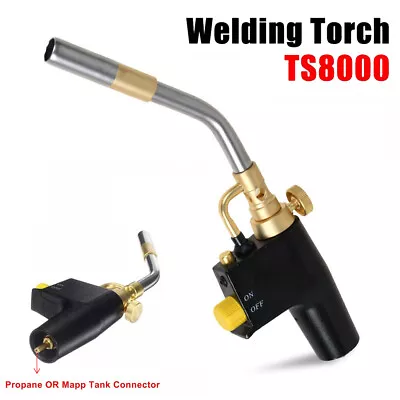 TS8000 Bernzomatic Style Propane Blow Torch Kit Brazing Soldering Mapp Gas Map • £27