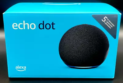 Amazon - Echo Dot (5th Gen 2022 Release) Smart Speaker With Alexa - Charcoal • $38.99
