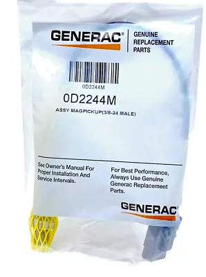 Generac 0D2244 OEM M Magnetic Pickup Rpm Sensor (Mpu) 3/8  24 Thread • $189.99