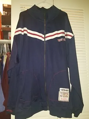 Mitchell & Ness Hardwood Classic New York  Knicks Warm Up Track Jacket 60 4XL • $50