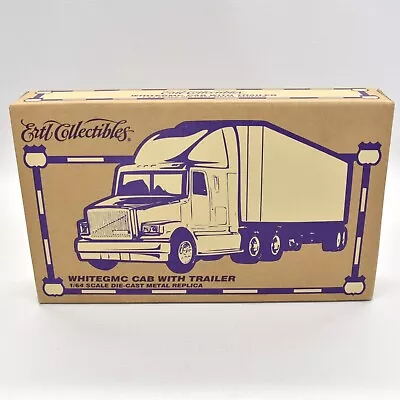 Ertl Collectibles White Volvo GMC Truck And Trailer Die Cast Mars Supermarkets • $68