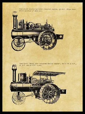 1911 Gaar Scott Traction Engines NEW Metal Sign: Richmond Indiana • $19.88