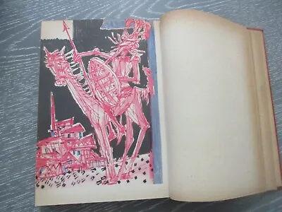 Don Quixote Cervantes Illustrator: Marcel  Janco Hebrew Edit. Israel 1958. • $199.95