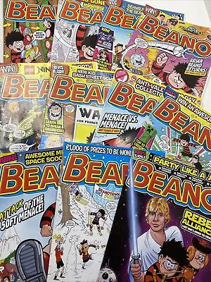 11 X BEANO COMICS  2015 - 2016 Job Lot - Dennis The Menace  / Minnie The Minx • £13.99