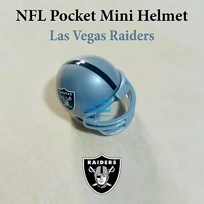 NFL Pocket Mini 1.5  Helmet Las Vegas Raiders AFC Football Sports Collectables  • $24.95