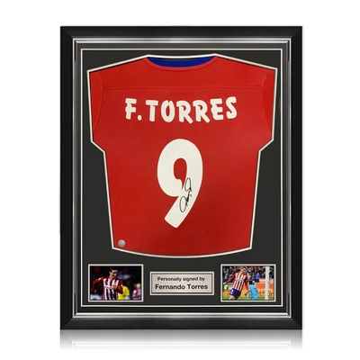 £489.99 • Buy Fernando Torres Signed Atletico Madrid 2015-16 Football Shirt. Superior Frame