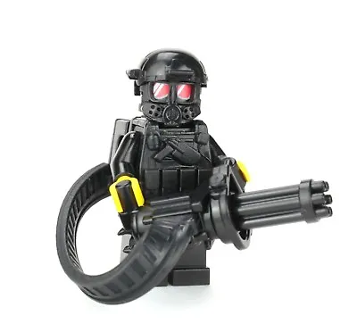 Custom Heavy Gunner Minigun Soldier Made With Real LEGO® Minifigure • $18.53