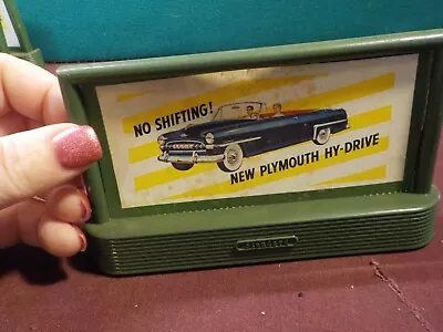 Vintage 1950's Miniatrue Billboards For Lionel W/ Stand- New Plymouth Hy-drive • $0.99