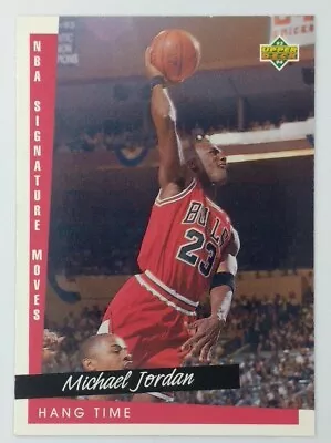 1993-94 Upper Deck NBA Signature Moves Hang Time Michael Jordan #237 HOF • $1.70