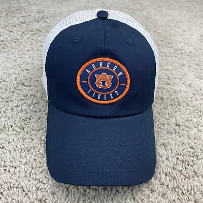 Auburn University Tigers Hat Snapback Navy White Mesh Circle Team Patch Logo Cap • $16.97
